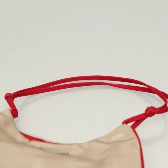 PRADA Hand Bag Satin Beige - Picture 9 of 15